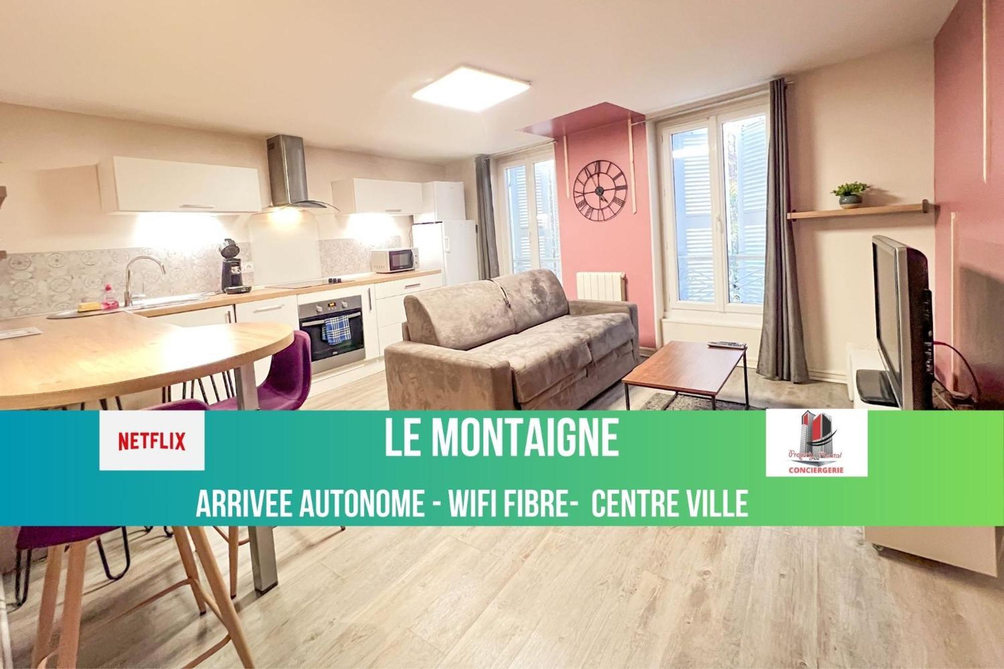 Le Montaigne - Wifi Fibre- Coeur Du Centre Ville-Property Rental Nm Périgueux Eksteriør bilde